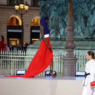 A Look at the Red, White, and Blue Dress by Alaïa Seen at Vogue World 2024