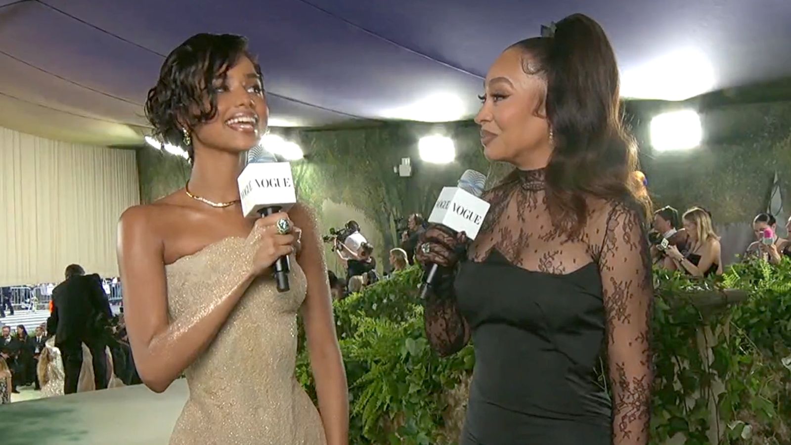 Tyla Wears Form-Fitting Sand to Her First Met Gala