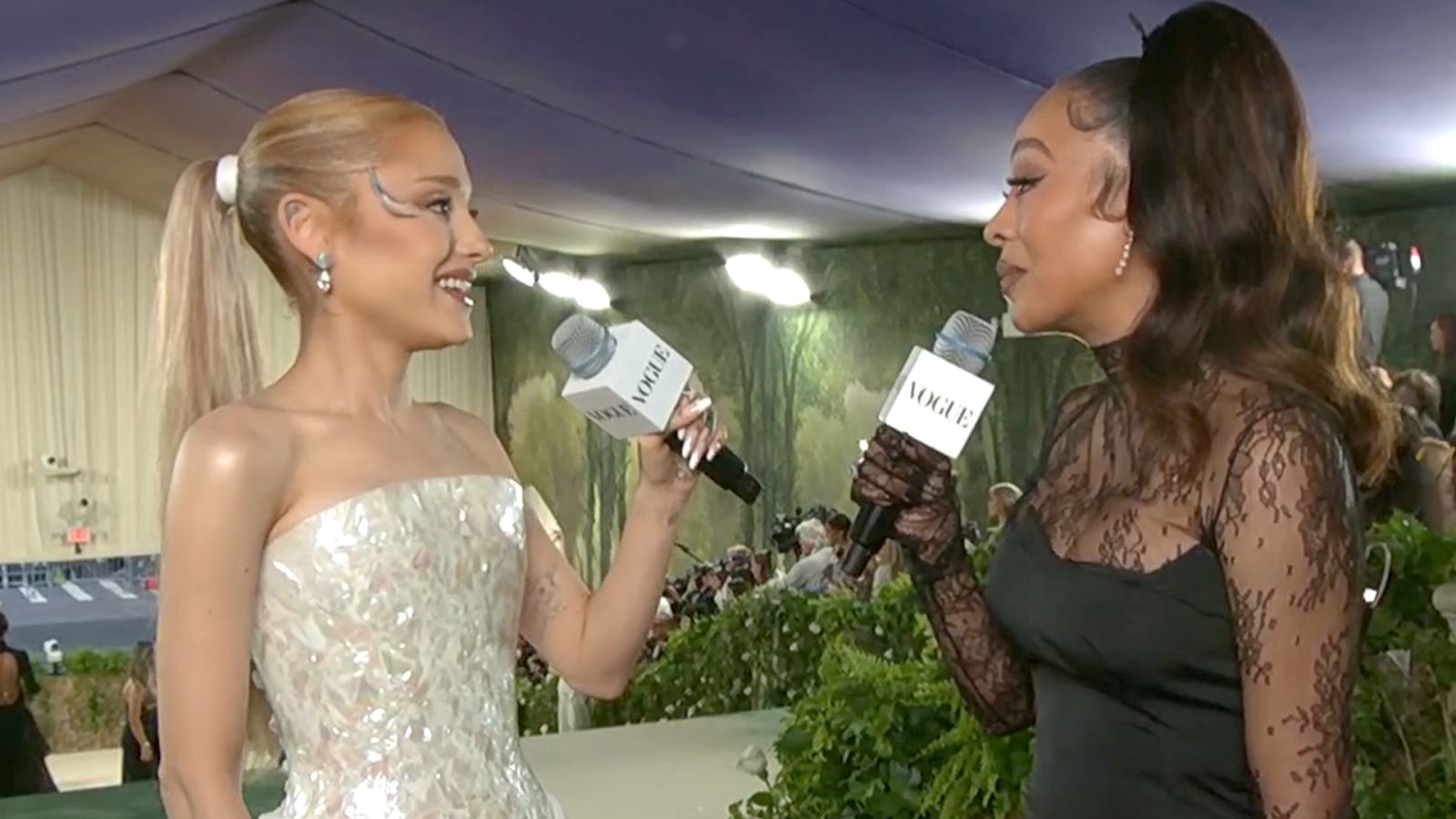 Ariana Grande's 'Wicked' Mother of Pearl Met Gala Dress